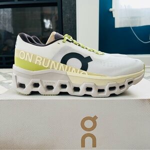 On Cloudmonster 2 Women Sz 10 Running Shoes Undyes/Zest 3WE10112260